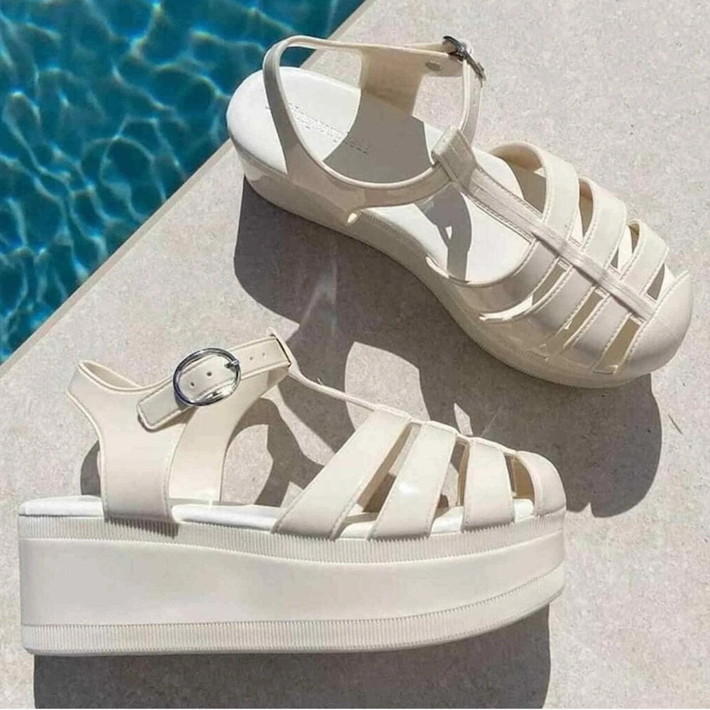 Jeffrey Campbell Fisherman Jelly Platform Sandal